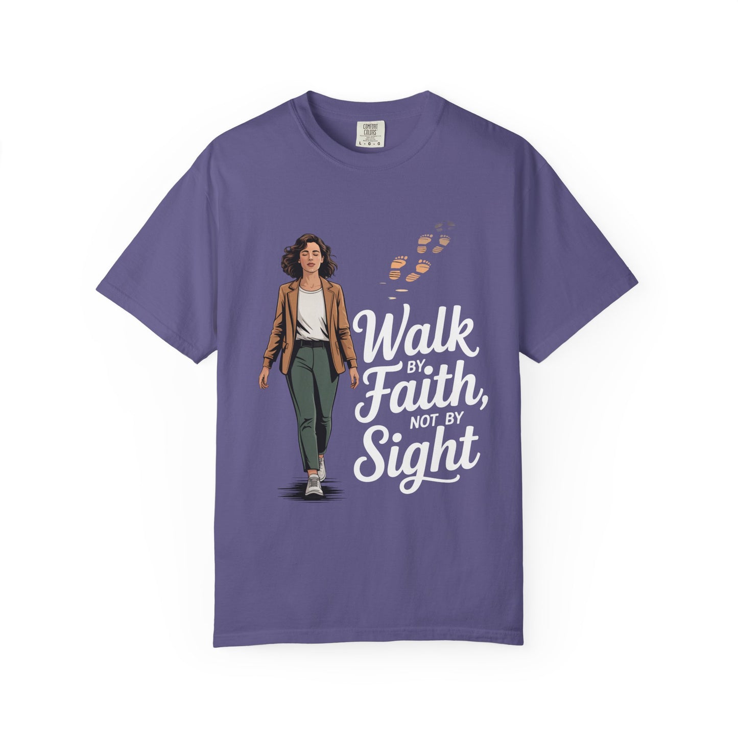 Garment-Dyed T-shirt, Inspirational faith shirt, Motivational tee, Unisex casual wear, Gift for believers, Christian apparel
