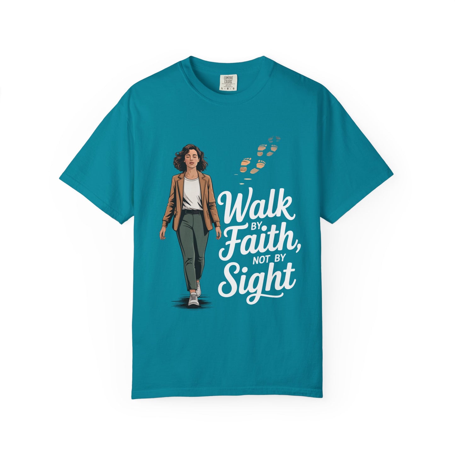 Garment-Dyed T-shirt, Inspirational faith shirt, Motivational tee, Unisex casual wear, Gift for believers, Christian apparel