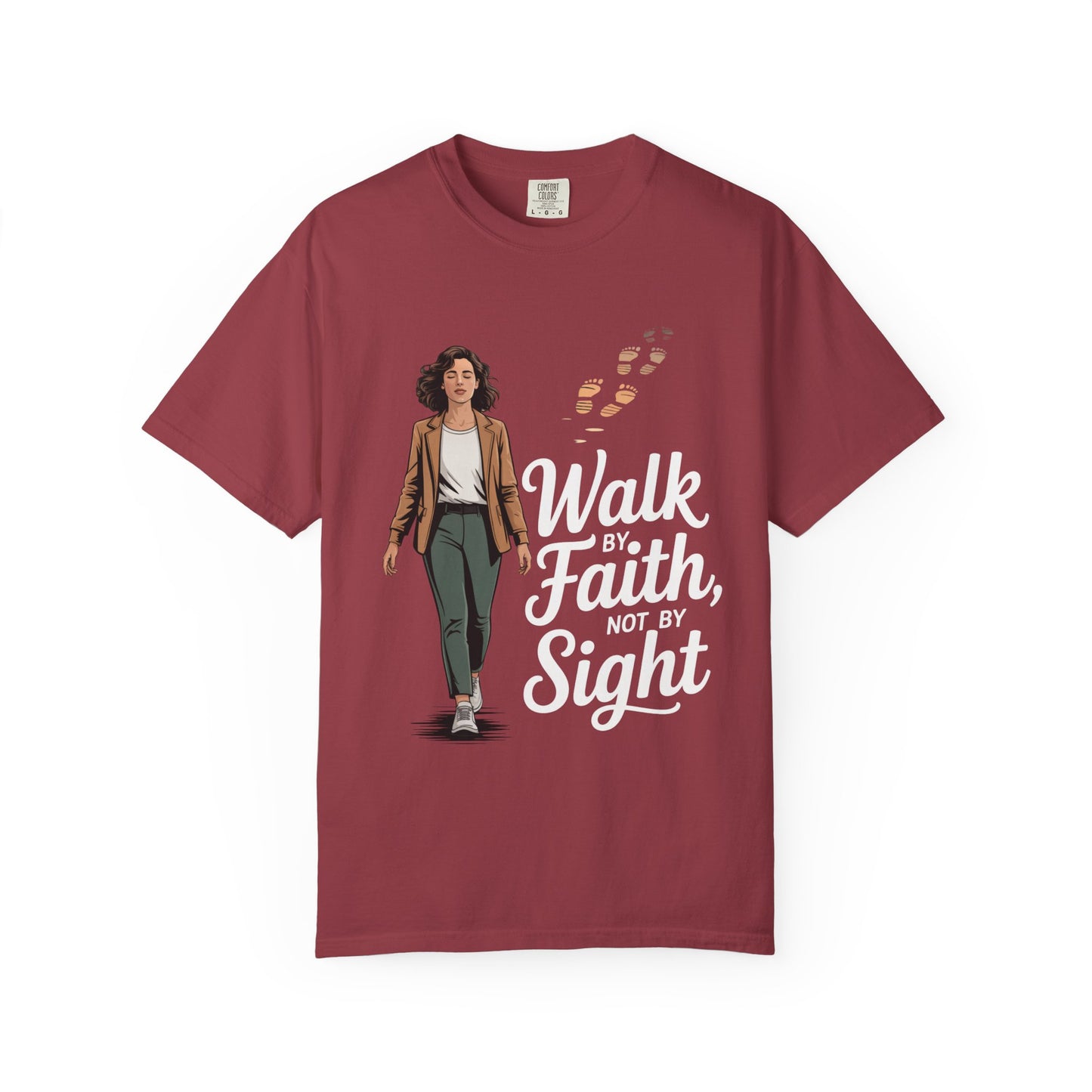 Garment-Dyed T-shirt, Inspirational faith shirt, Motivational tee, Unisex casual wear, Gift for believers, Christian apparel