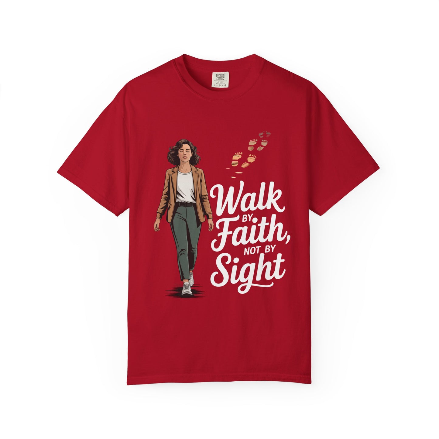 Garment-Dyed T-shirt, Inspirational faith shirt, Motivational tee, Unisex casual wear, Gift for believers, Christian apparel