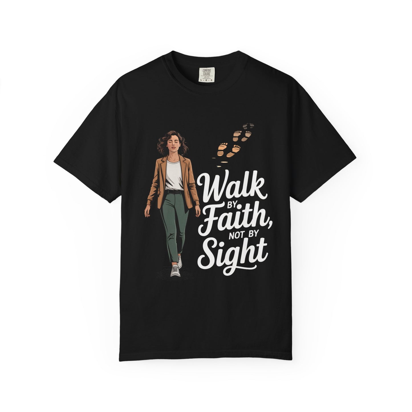 Garment-Dyed T-shirt, Inspirational faith shirt, Motivational tee, Unisex casual wear, Gift for believers, Christian apparel