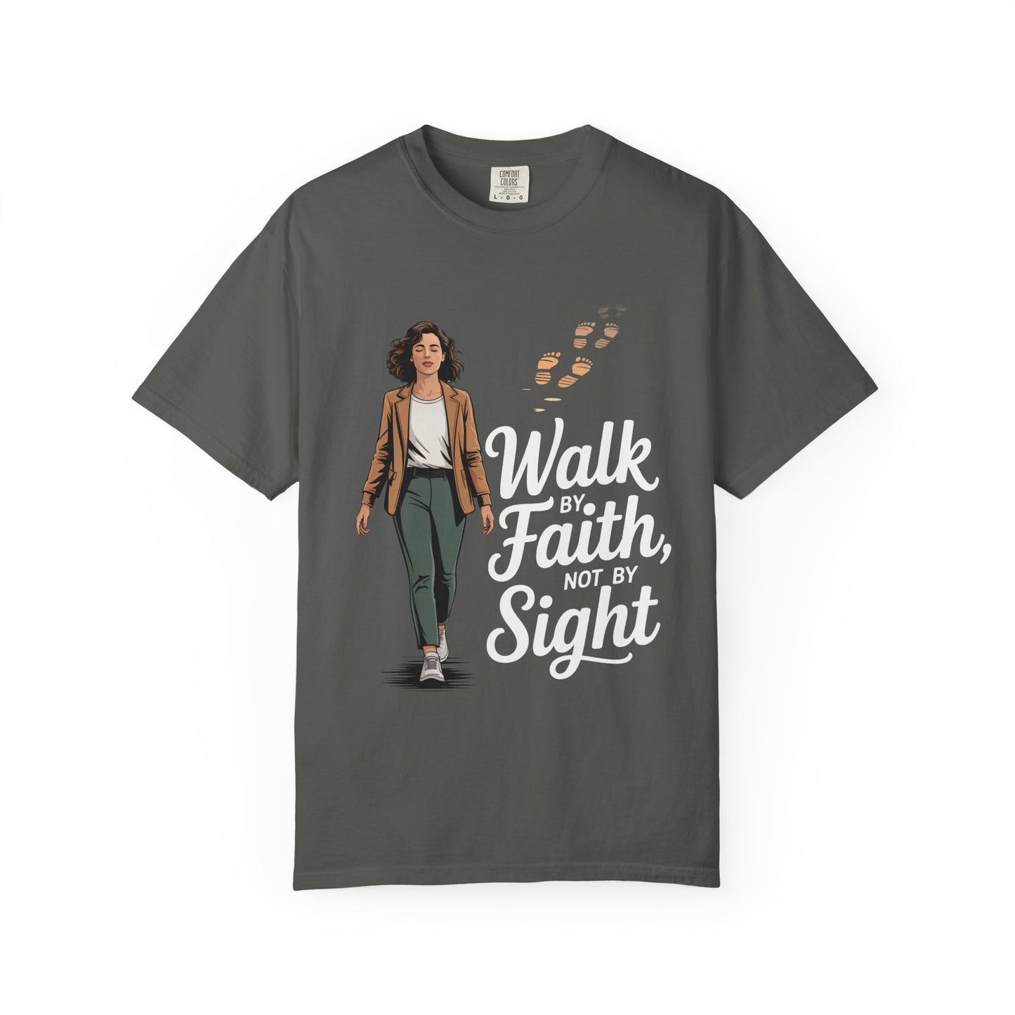 Garment-Dyed T-shirt, Inspirational faith shirt, Motivational tee, Unisex casual wear, Gift for believers, Christian apparel