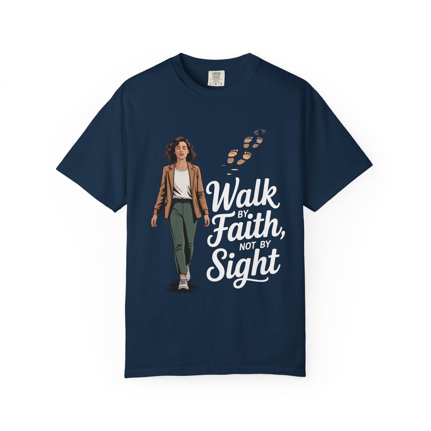 Garment-Dyed T-shirt, Inspirational faith shirt, Motivational tee, Unisex casual wear, Gift for believers, Christian apparel