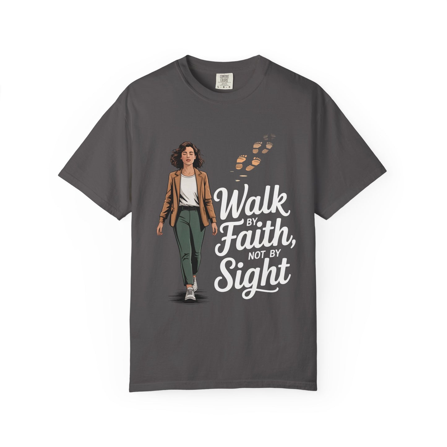 Garment-Dyed T-shirt, Inspirational faith shirt, Motivational tee, Unisex casual wear, Gift for believers, Christian apparel